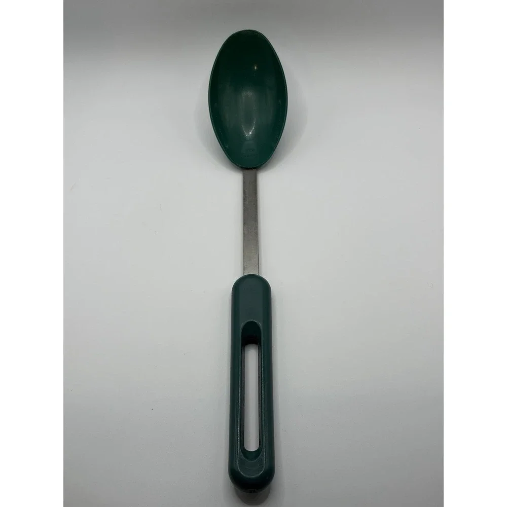 Vintage Green Bonny Solid Serving Cooking Spoon 12